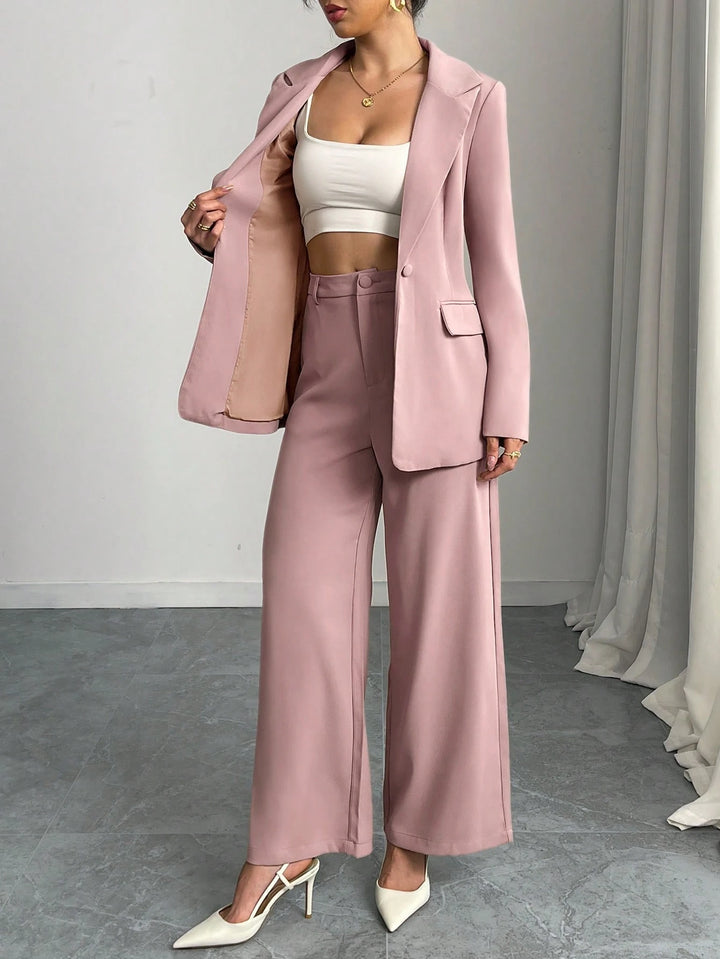 Pantaloni SHEIN, roz