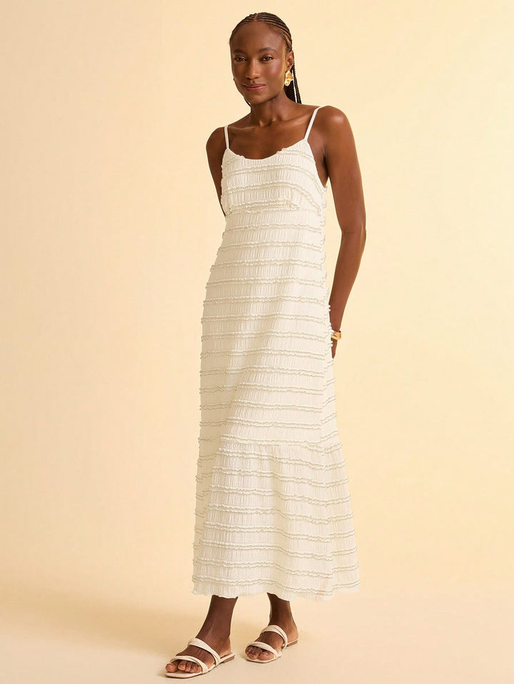 Rochie maxi SHEIN, alb