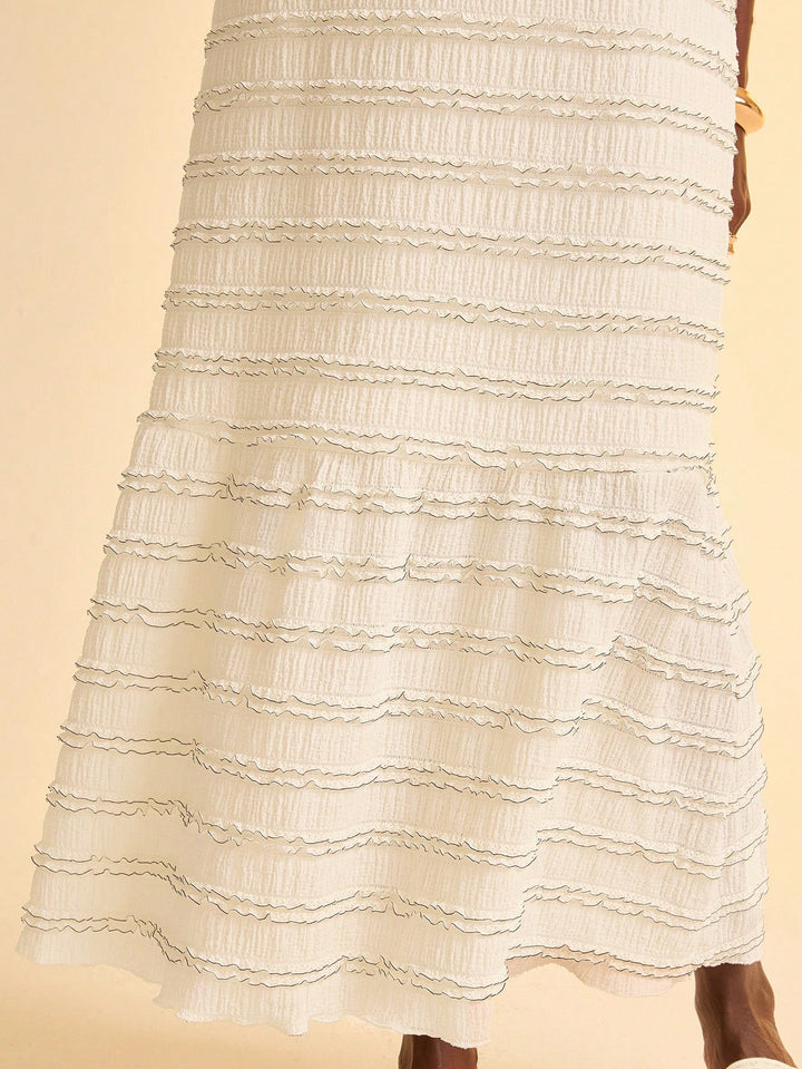 Rochie maxi SHEIN, alb