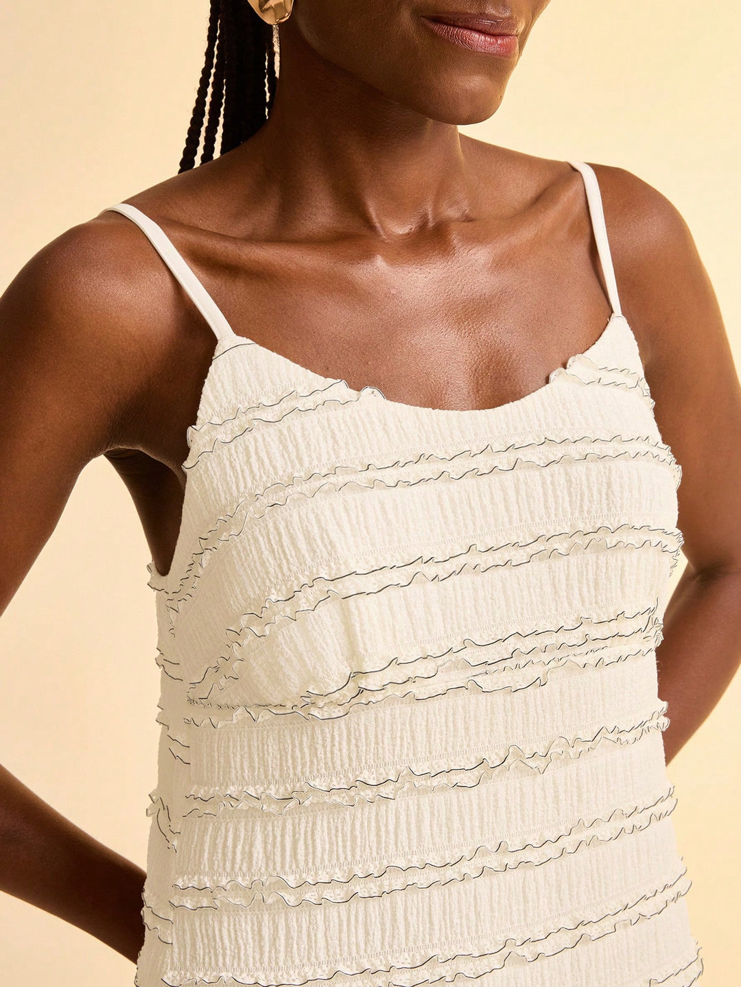 Rochie maxi SHEIN, alb