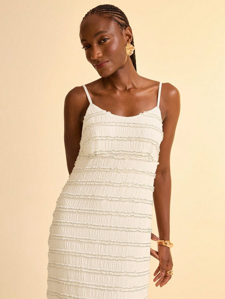 Rochie maxi SHEIN, alb