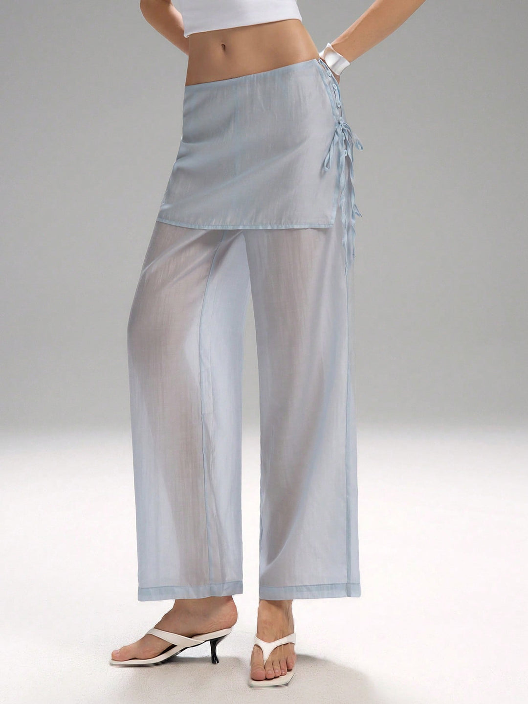 Pantaloni SHEIN, albastru