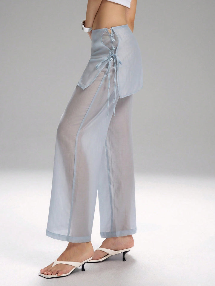 Pantaloni SHEIN, albastru