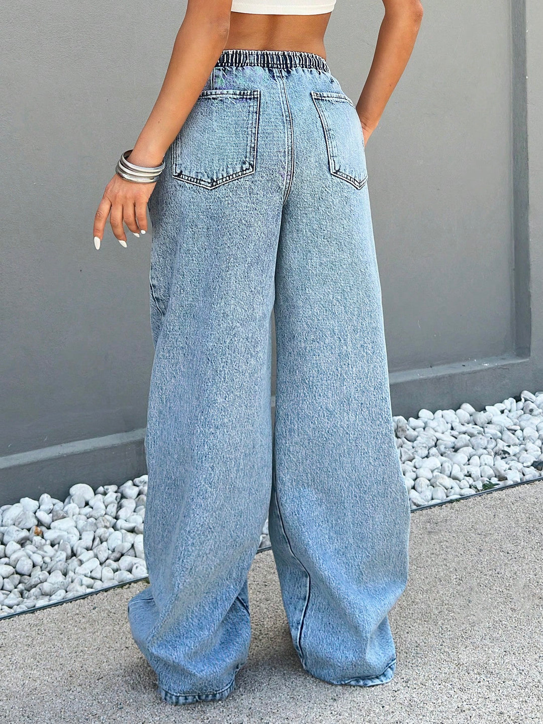 Jeans SHEIN, albastru