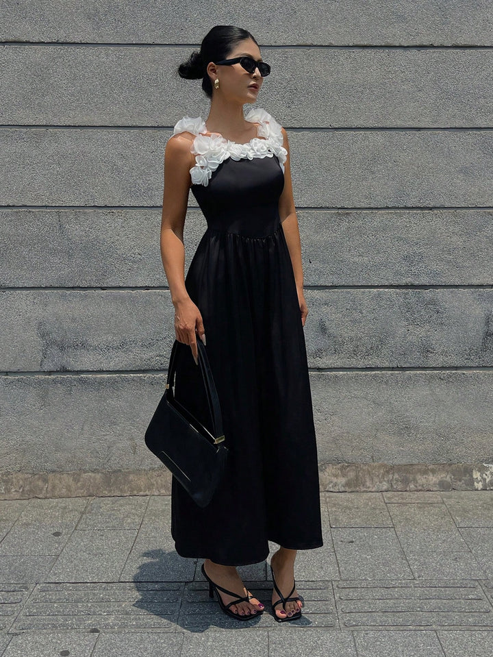 Rochie maxi SHEIN, negru