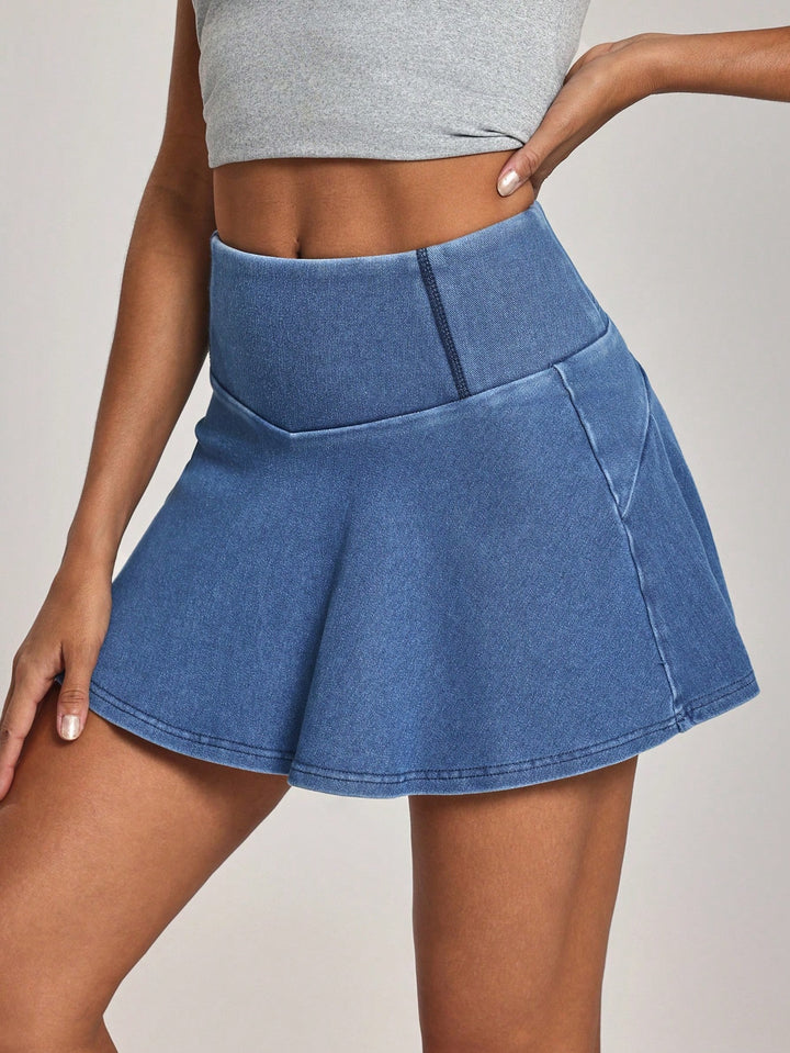 SHEIN miniszoknya, kék