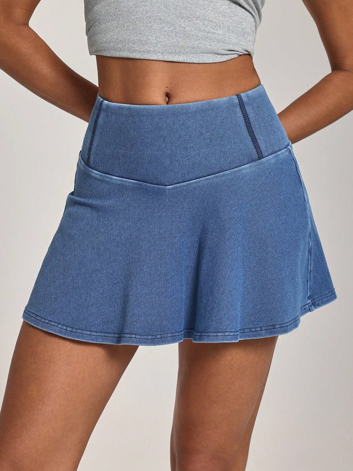 SHEIN miniszoknya, kék