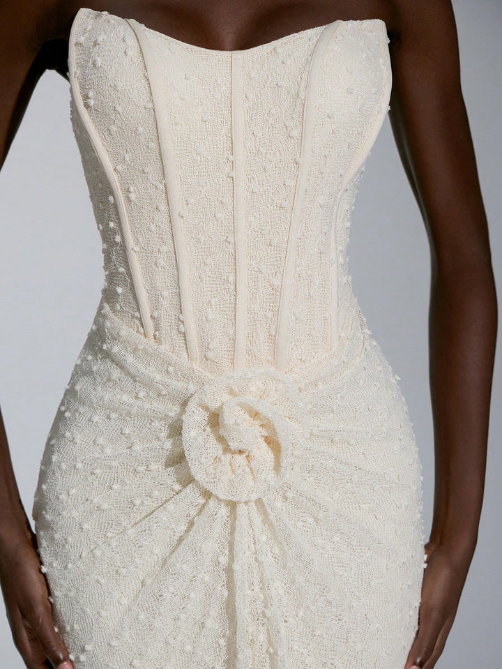 Shein maxi ruha, bézs
