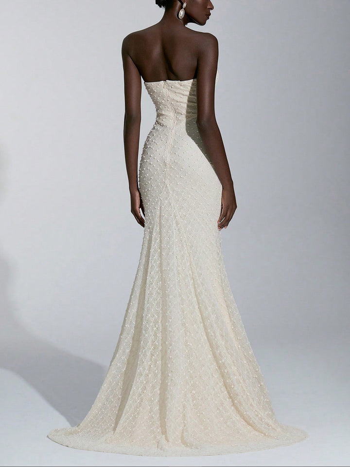 Shein maxi ruha, bézs