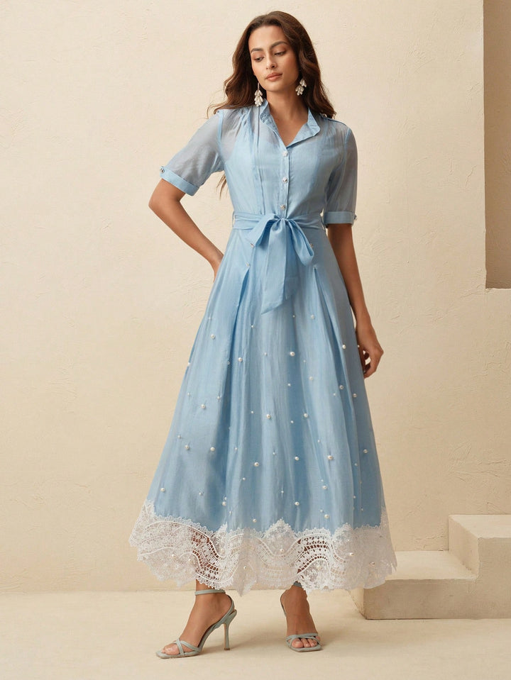 Rochie maxi SHEIN, albastru