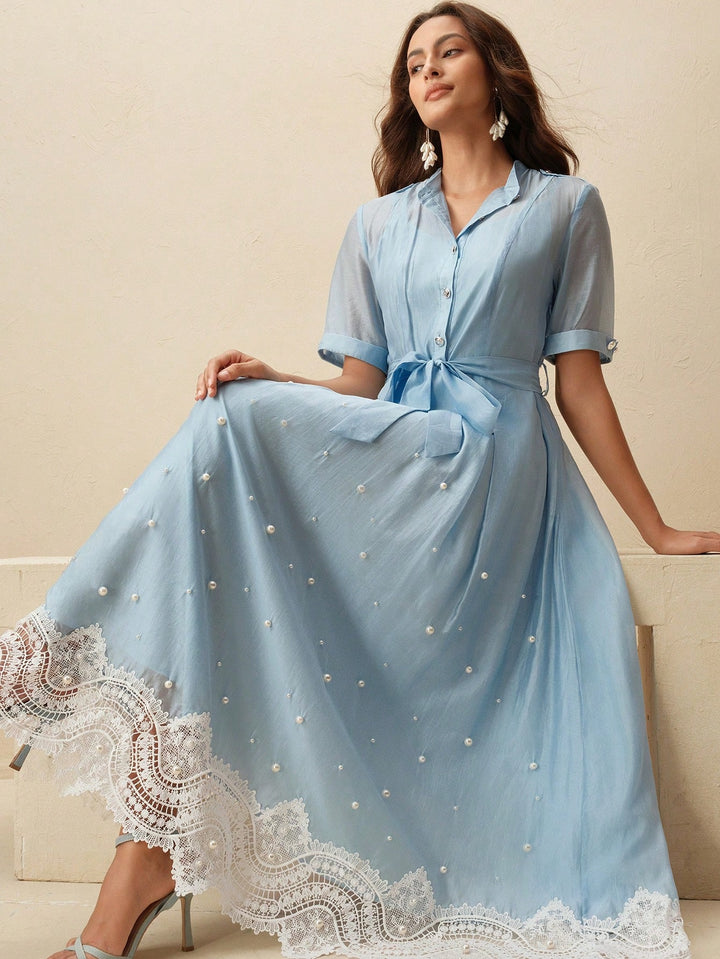 Rochie maxi SHEIN, albastru