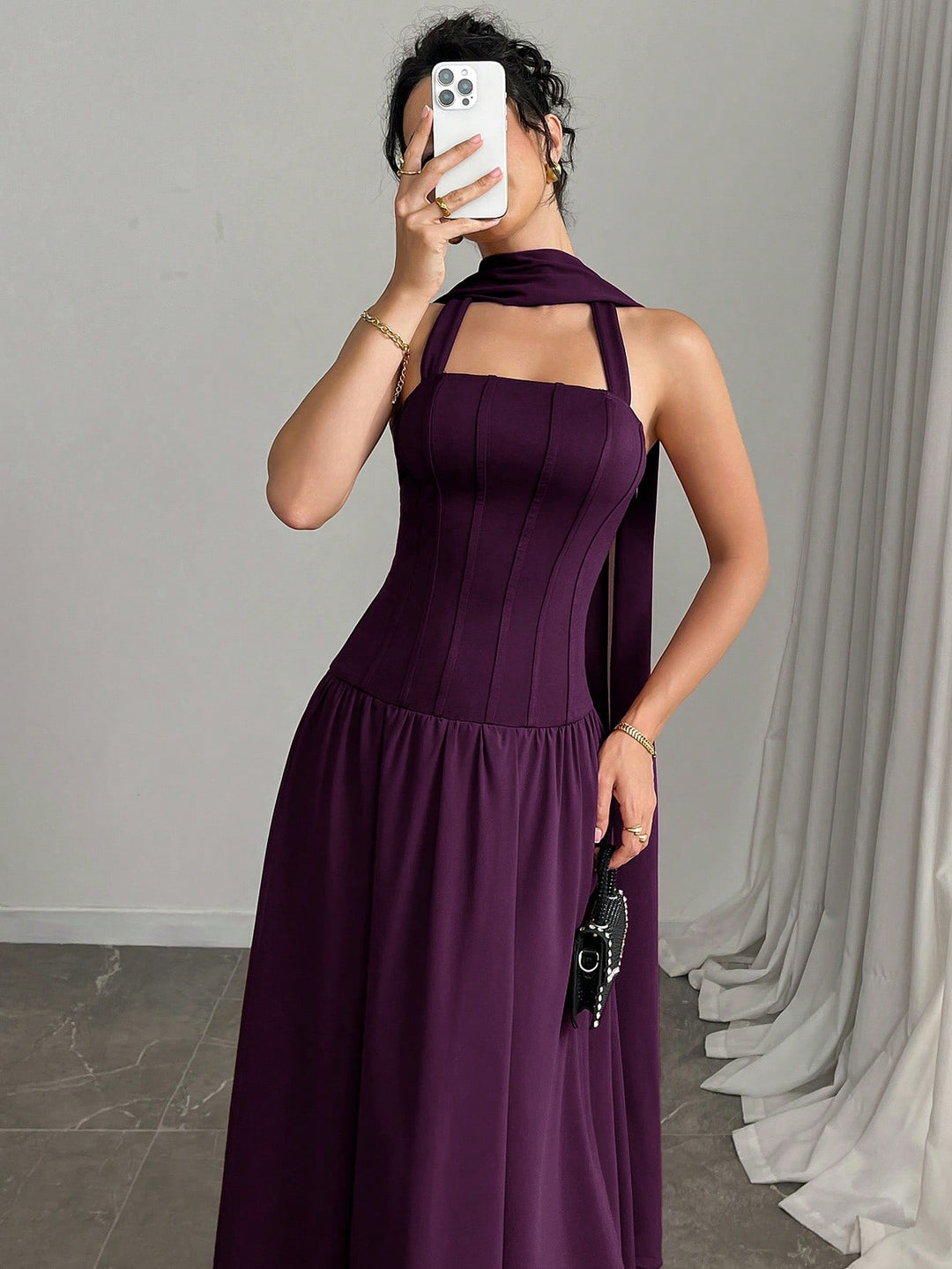 Rochie maxi SHEIN, mov