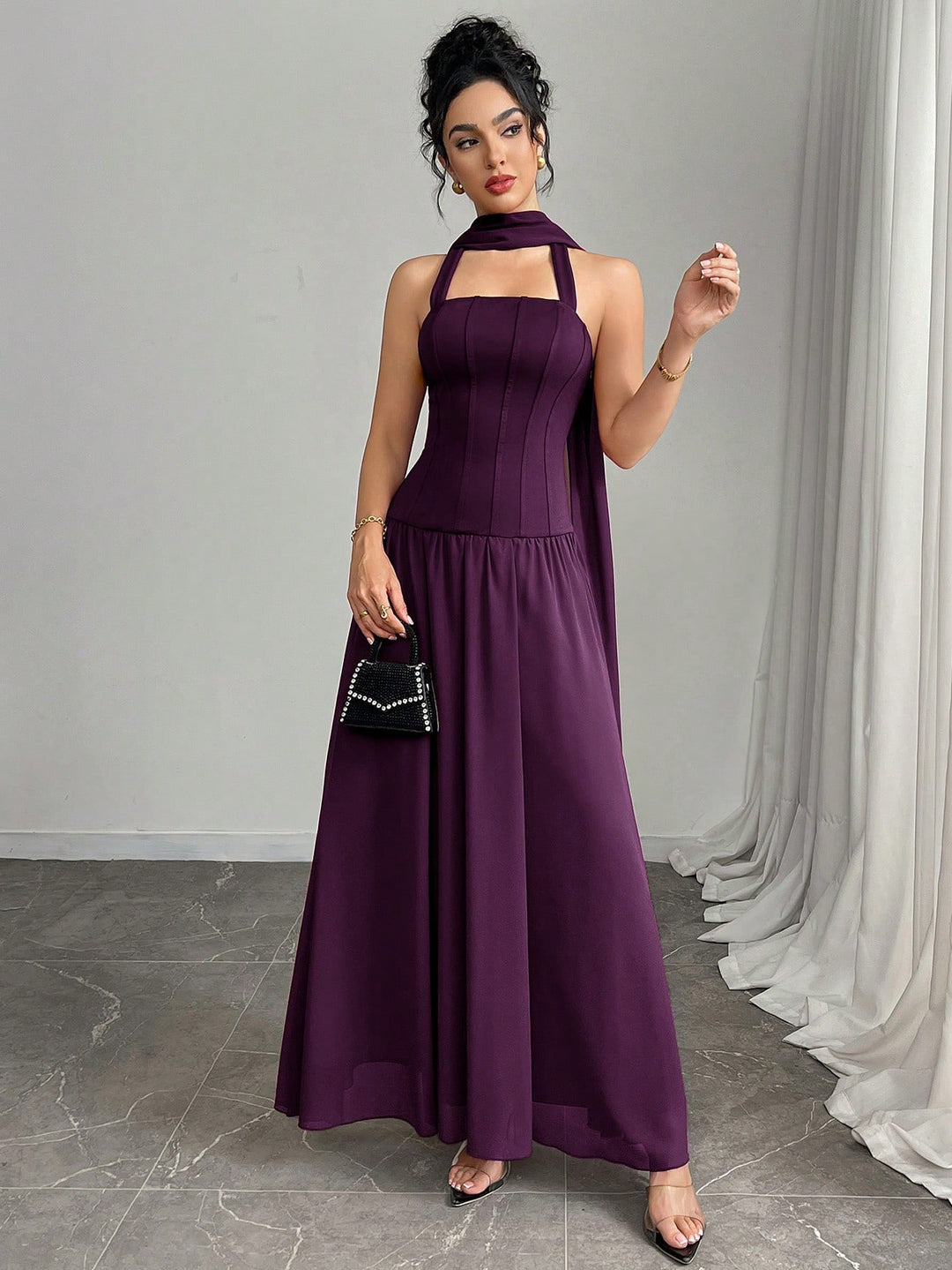 Rochie maxi SHEIN, mov