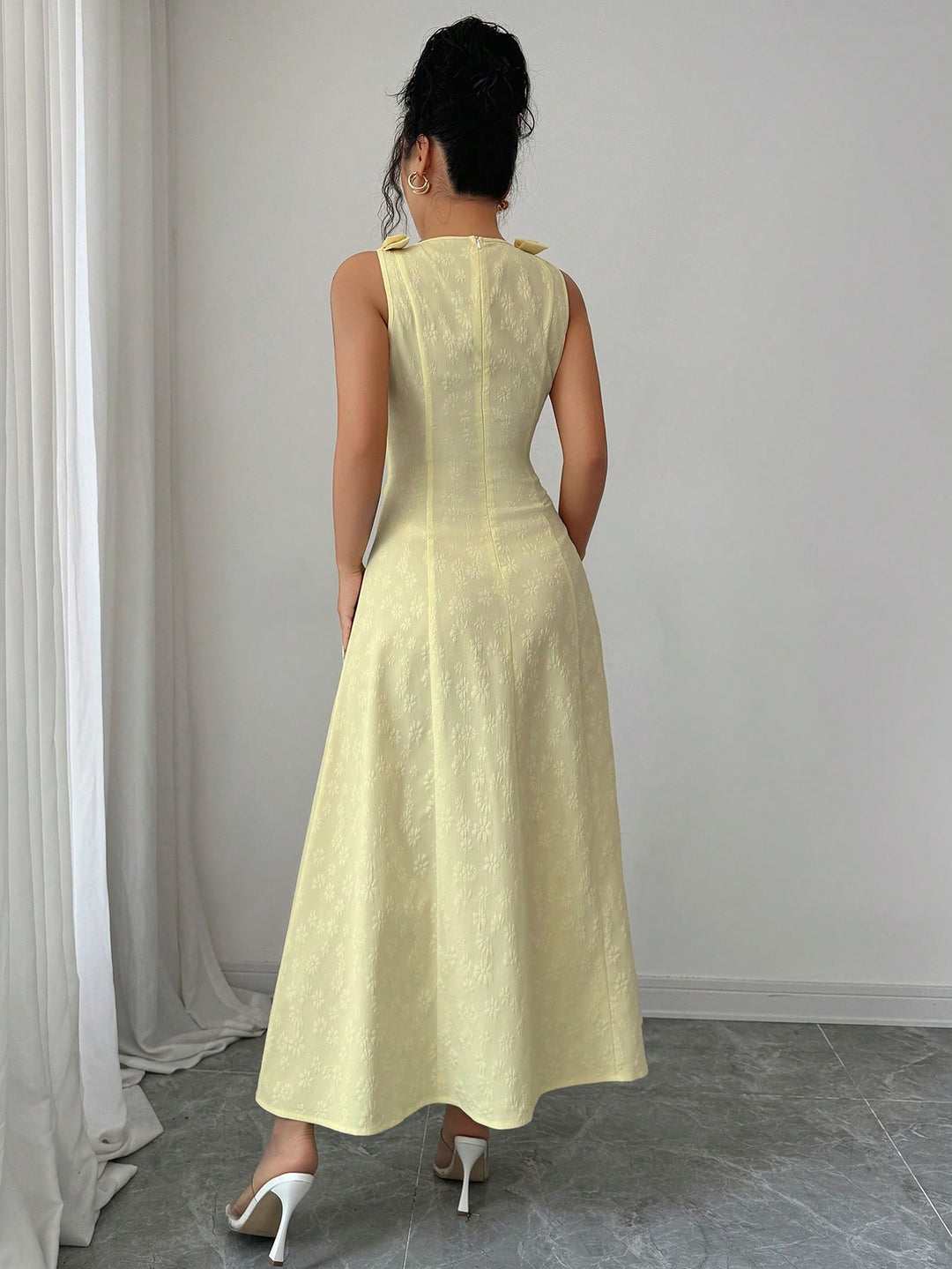 Rochie maxi SHEIN, galben