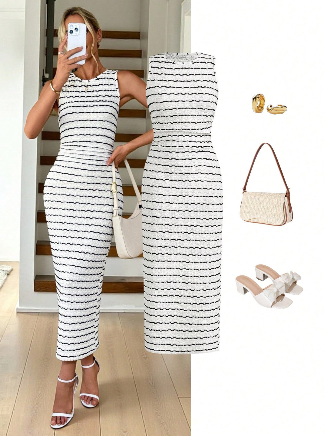 Rochie maxi SHEIN, mix culori