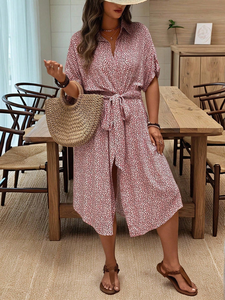 Rochie midi SHEIN, mix culori