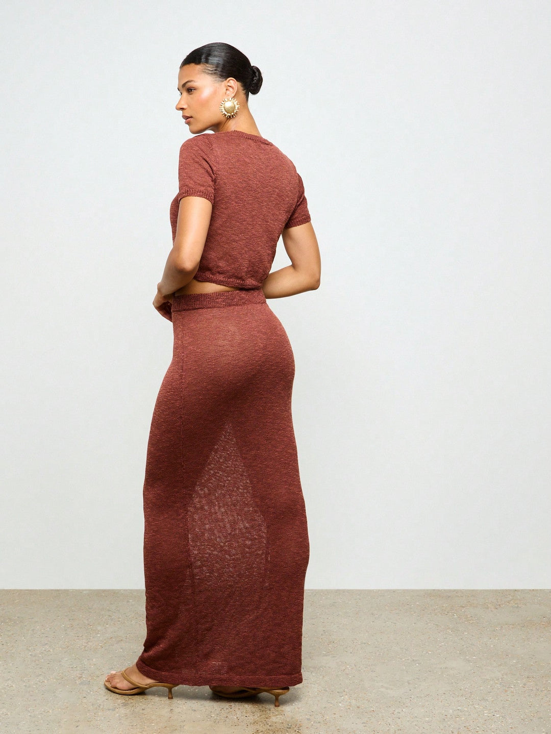 Shein készlet, Barna