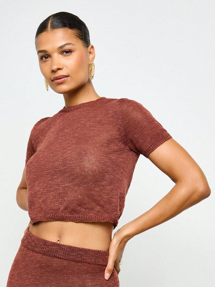 Shein készlet, Barna