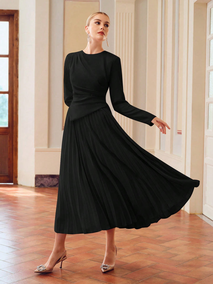 Rochie midi SHEIN, negru