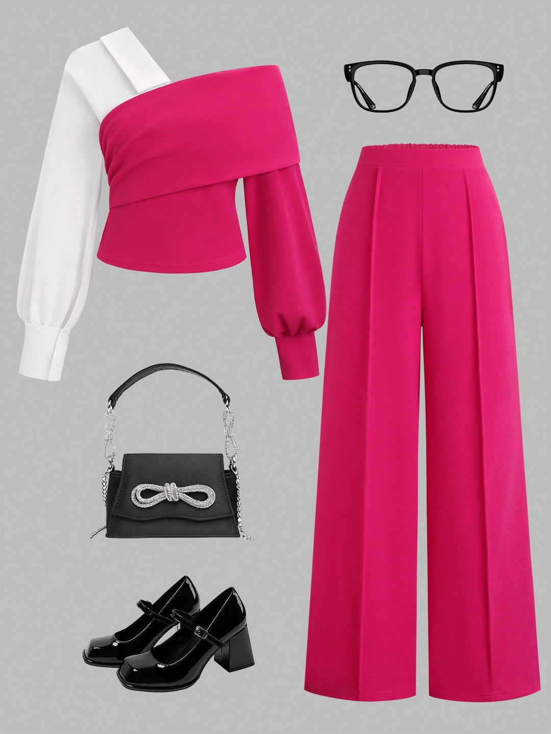 Set haine casual SHEIN, roz
