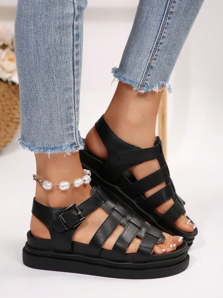 Sandale SHEIN, negru