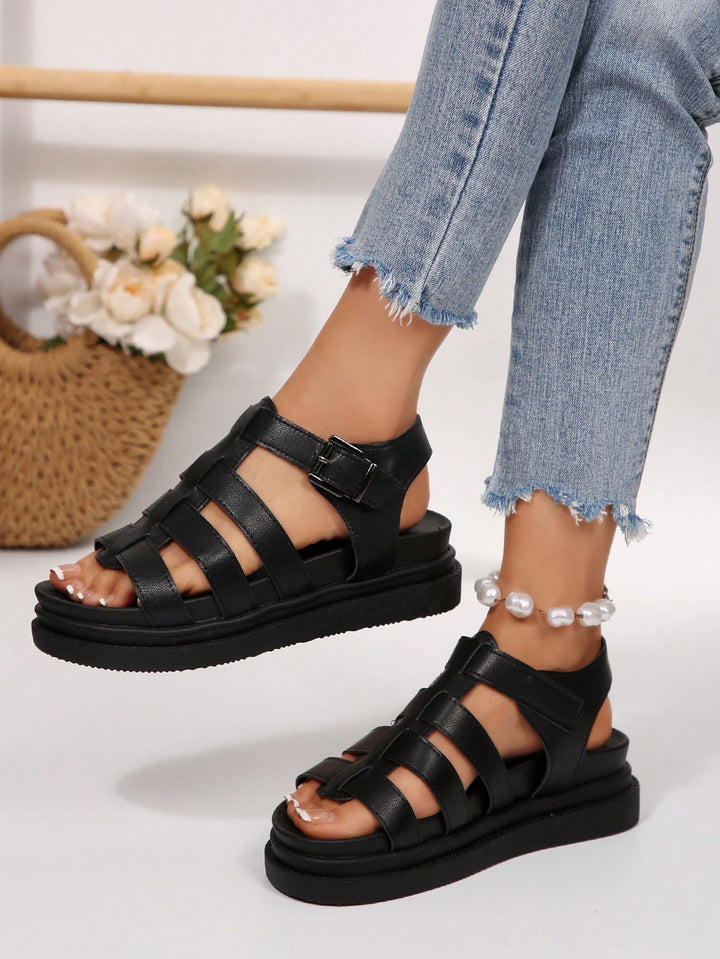 Sandale SHEIN, negru
