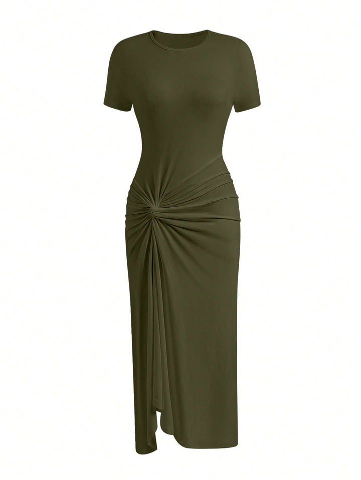 Rochie maxi SHEIN, verde