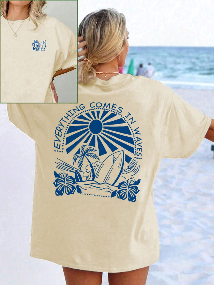 Tricou SHEIN, portocaliu