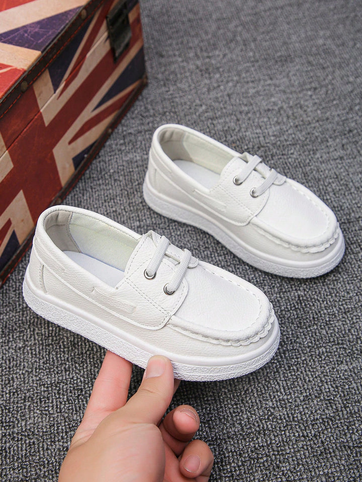 Pantofi casual tip loafers SHEIN, alb