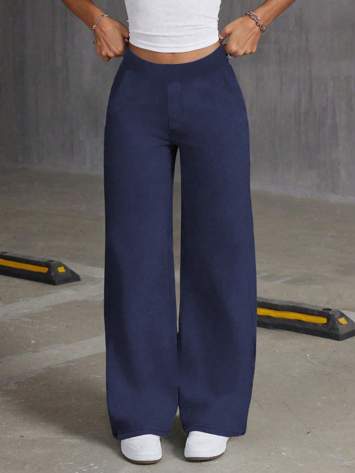 Pantaloni SHEIN, albastru