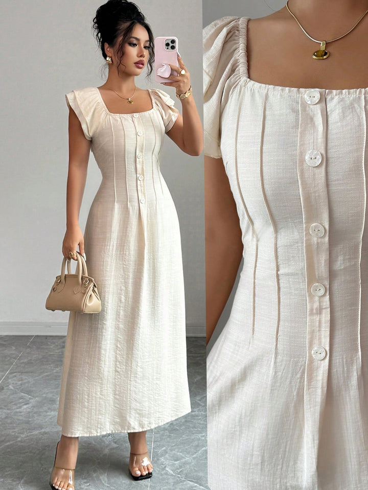 Rochie maxi SHEIN, portocaliu