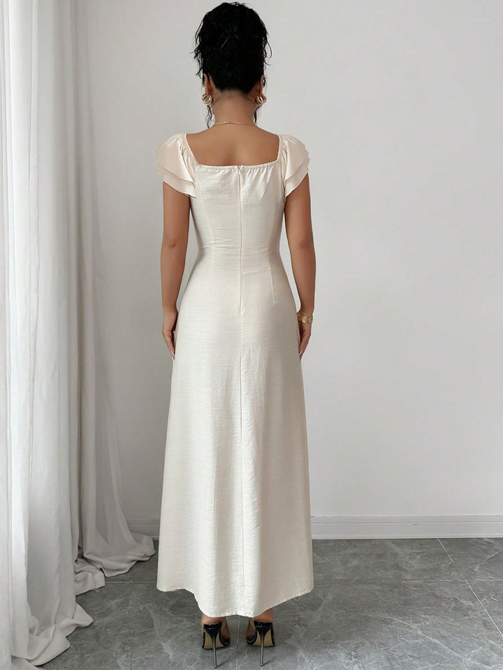 Rochie maxi SHEIN, portocaliu