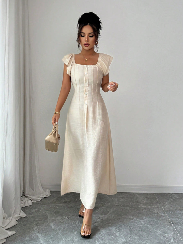 Rochie maxi SHEIN, portocaliu
