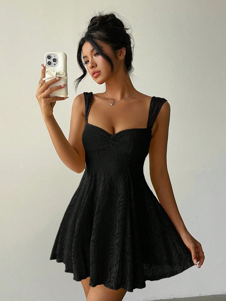 SHEIN mini ruha, fekete