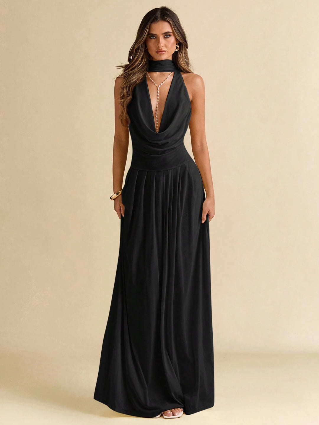 Rochie maxi SHEIN, negru