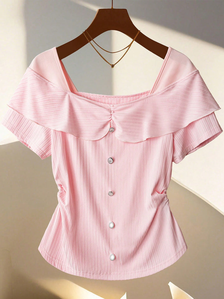 Tricou SHEIN, roz