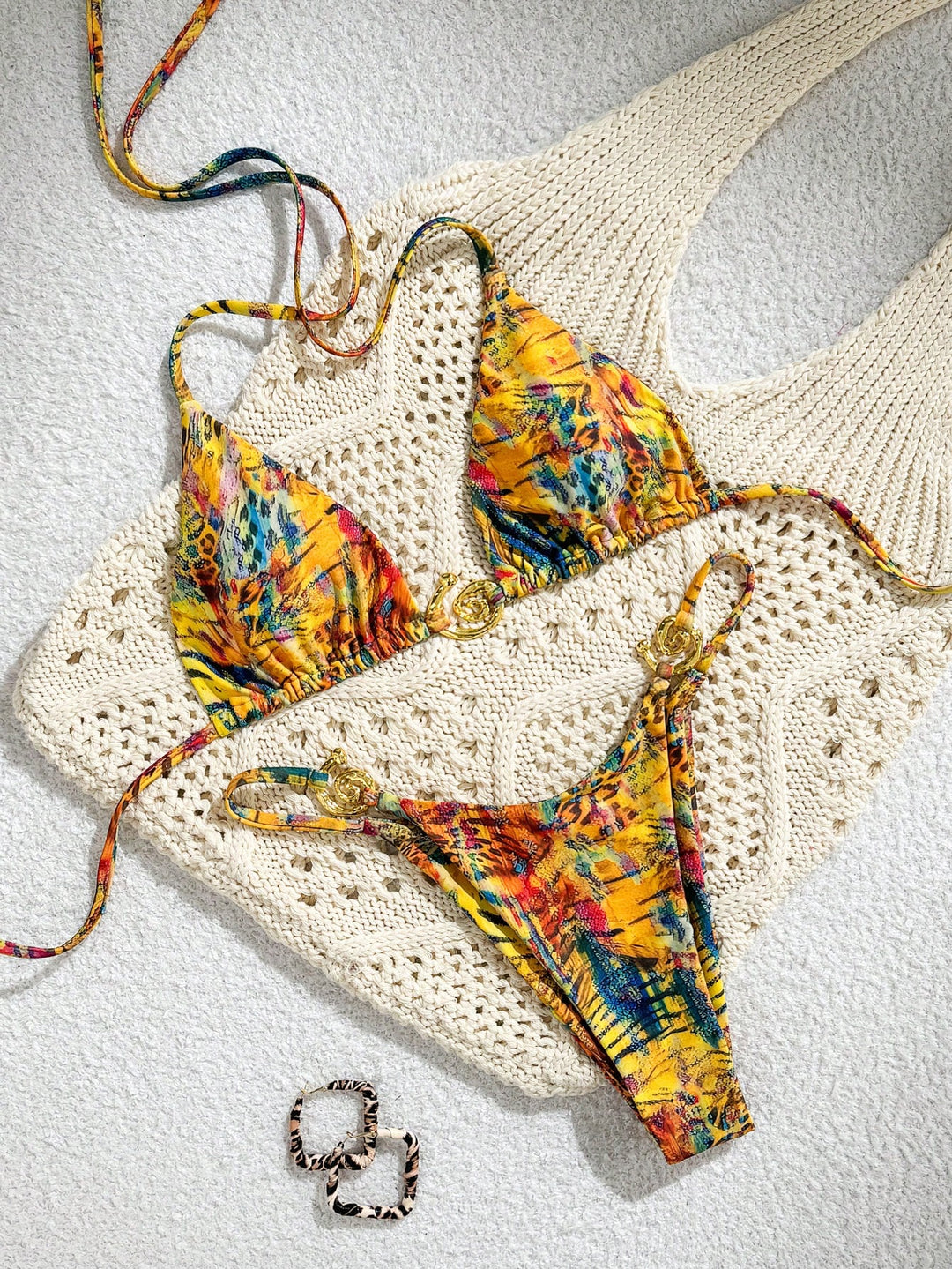 Set bikini SHEIN, mix culori