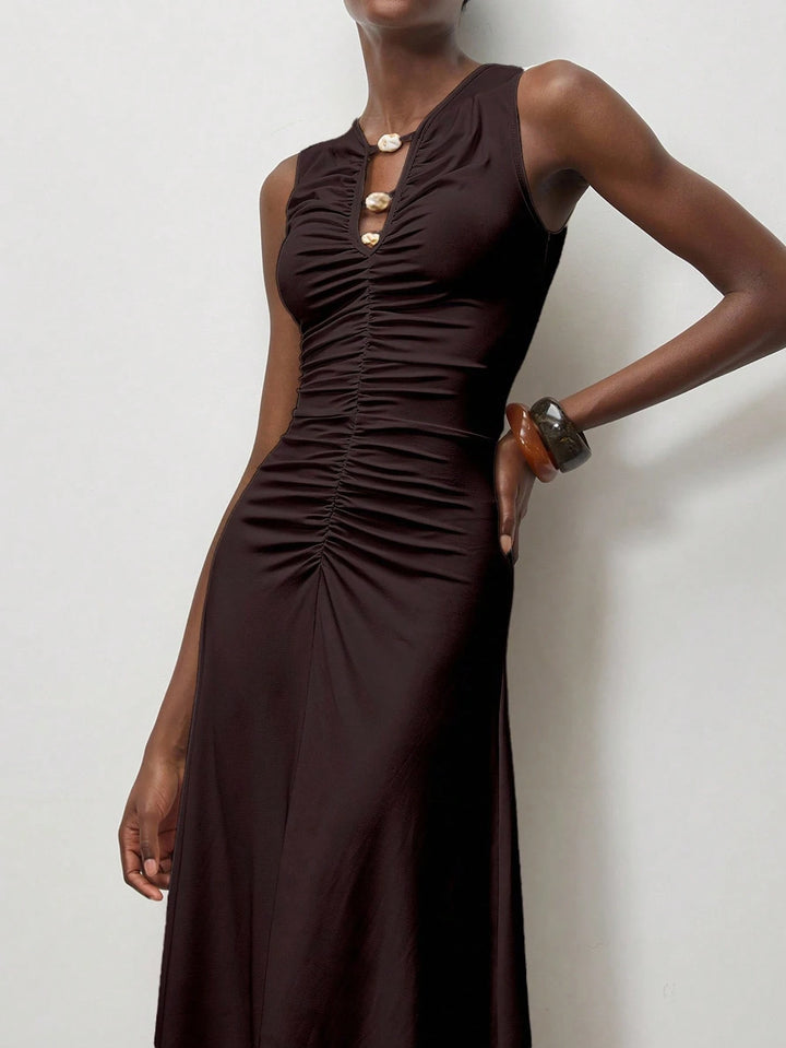 Rochie maxi Shein, maro