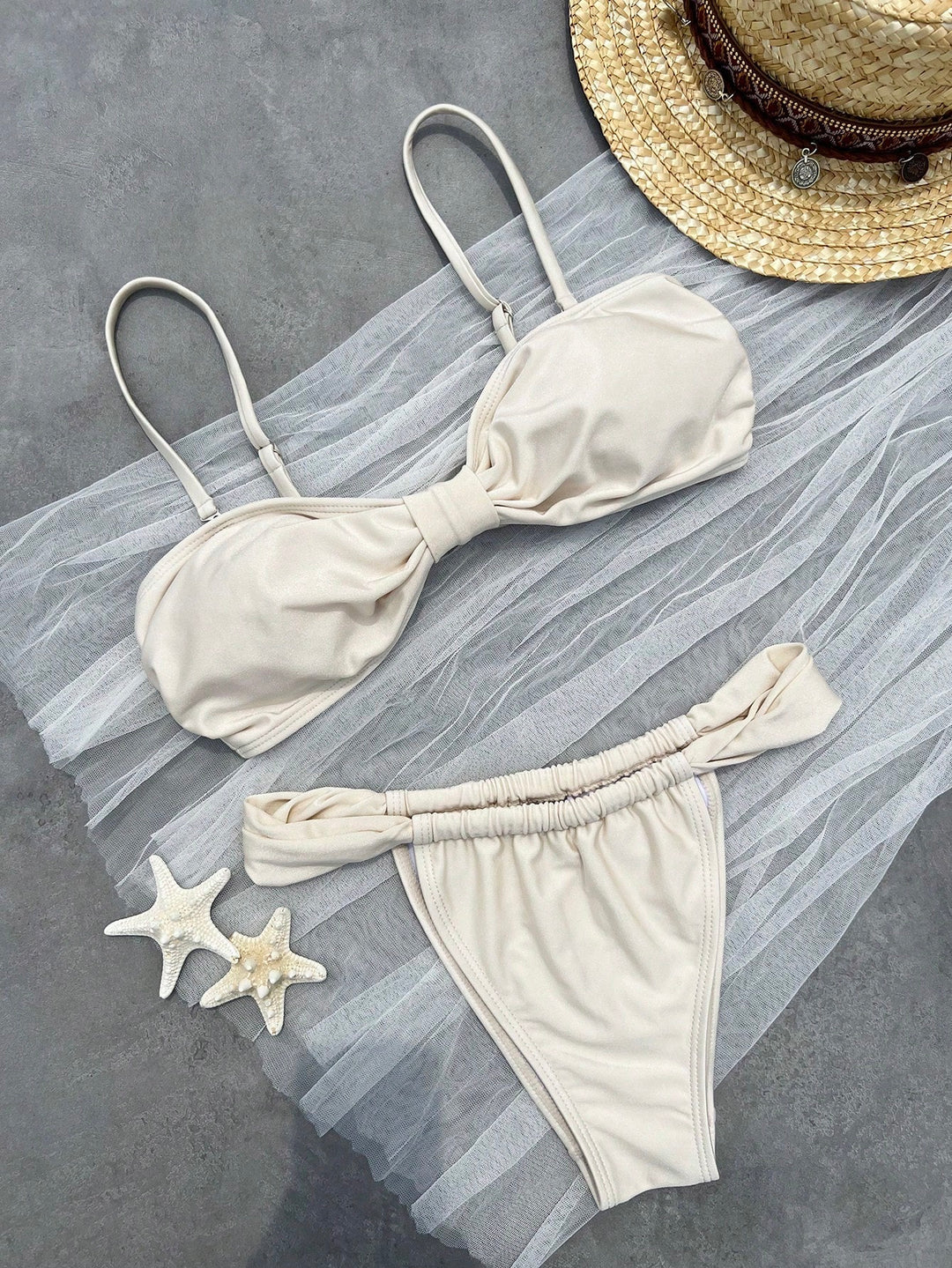 Set bikini SHEIN, portocaliu