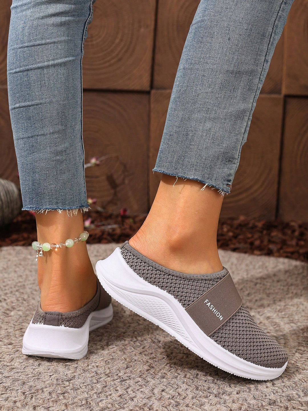 Pantofi sport SHEIN, maro