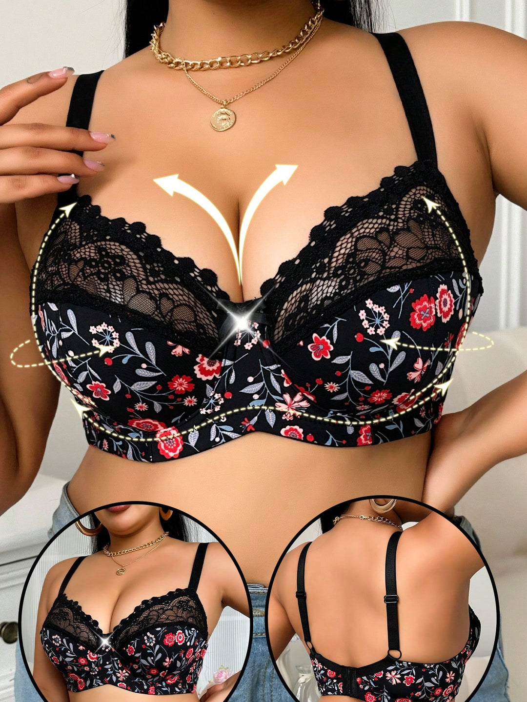 Sutien SHEIN, negru