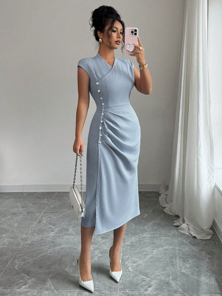 SHEIN középmidi ruha, kék