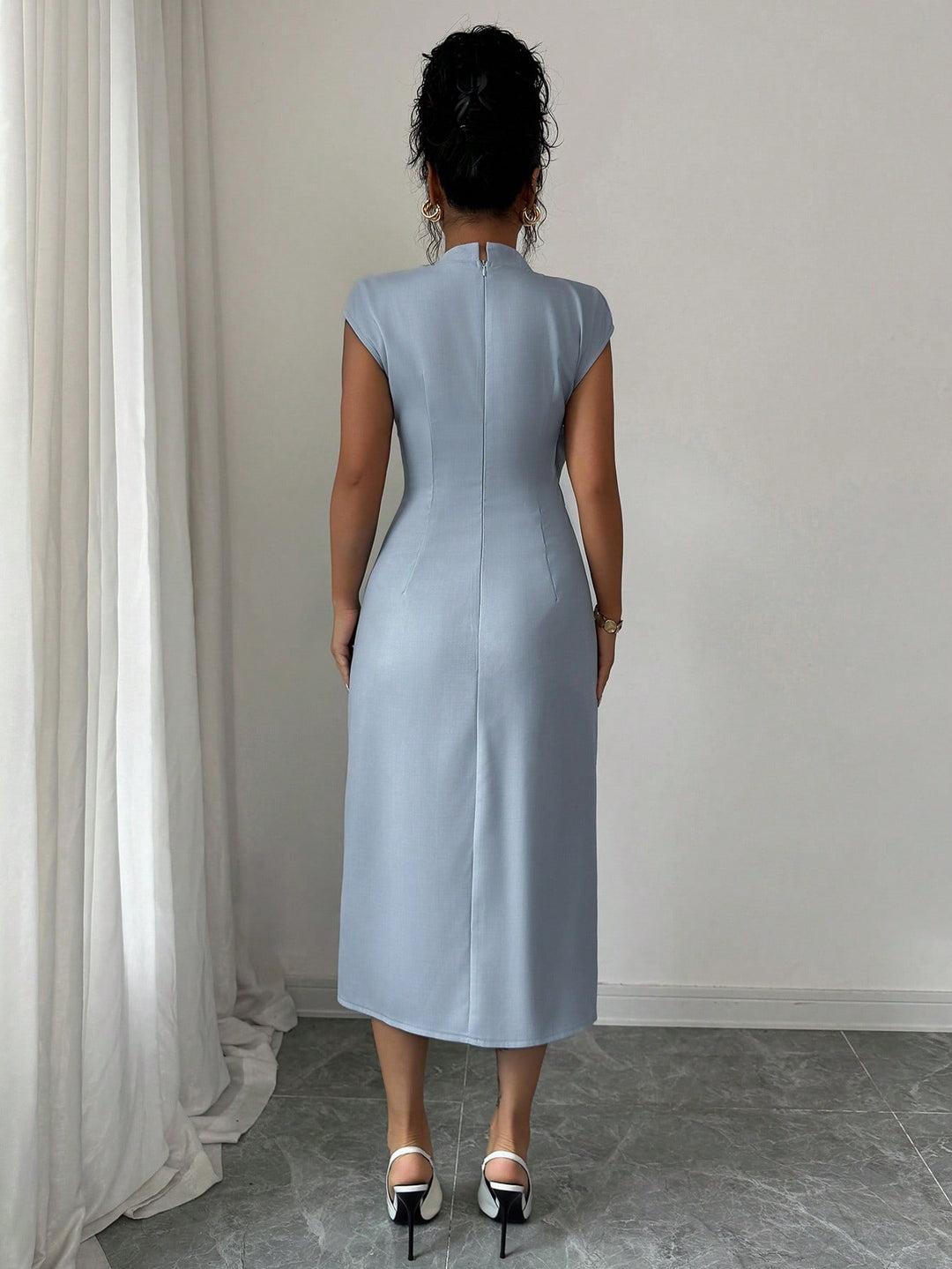 SHEIN középmidi ruha, kék