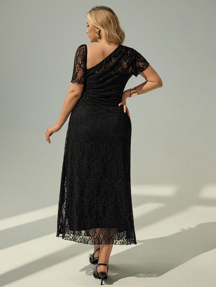 SHEIN maxi ruha, fekete