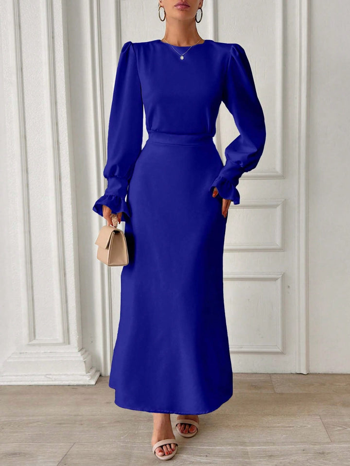Rochie maxi SHEIN, albastru