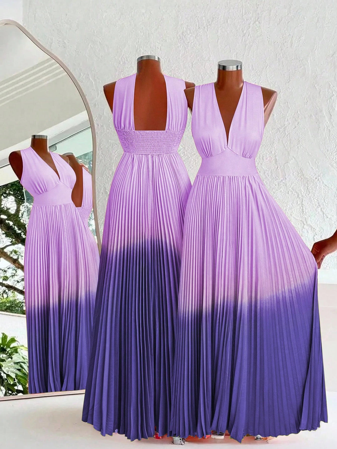 SHEIN maxi ruha, lila