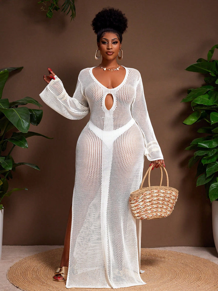 Rochie de plajă SHEIN, gri