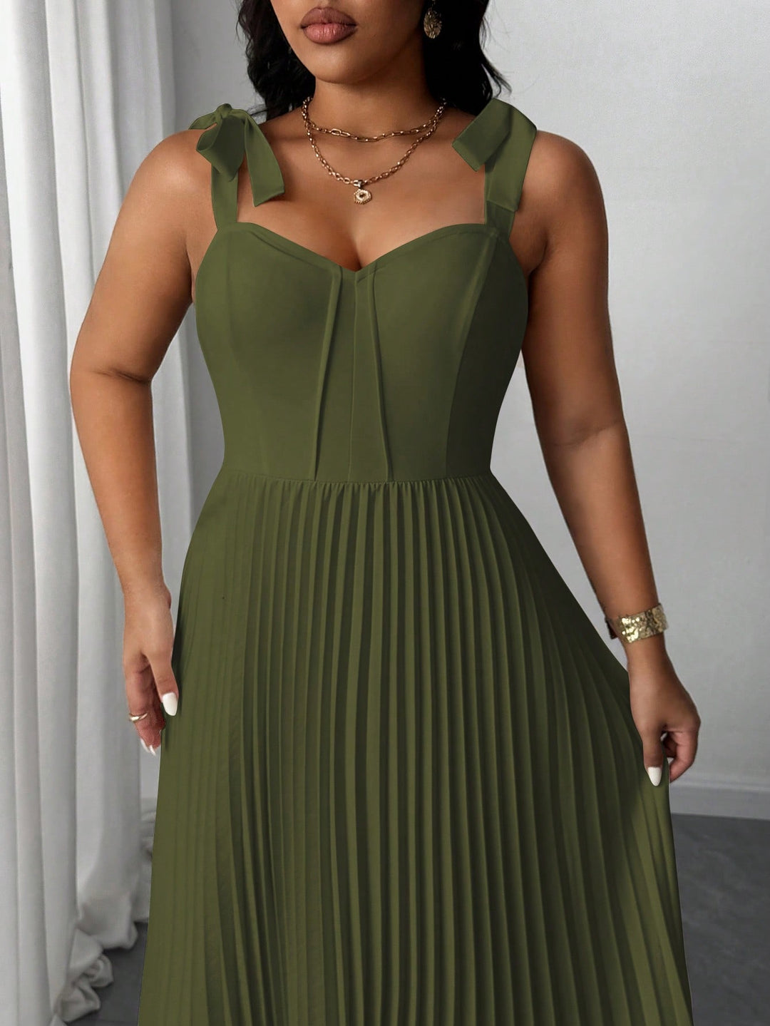 Rochie SHEIN, kaki