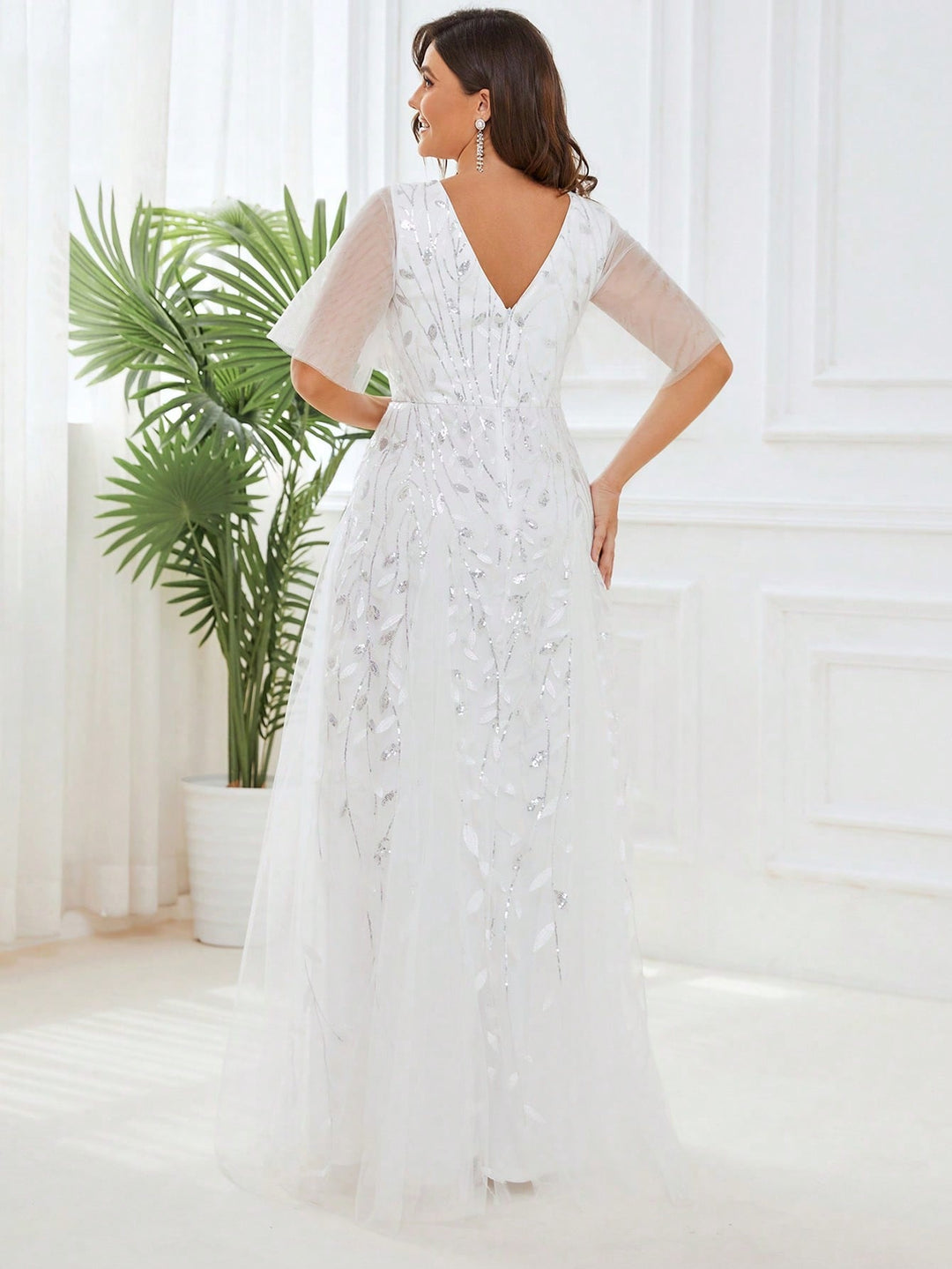Rochie de mireasă SHEIN, alb