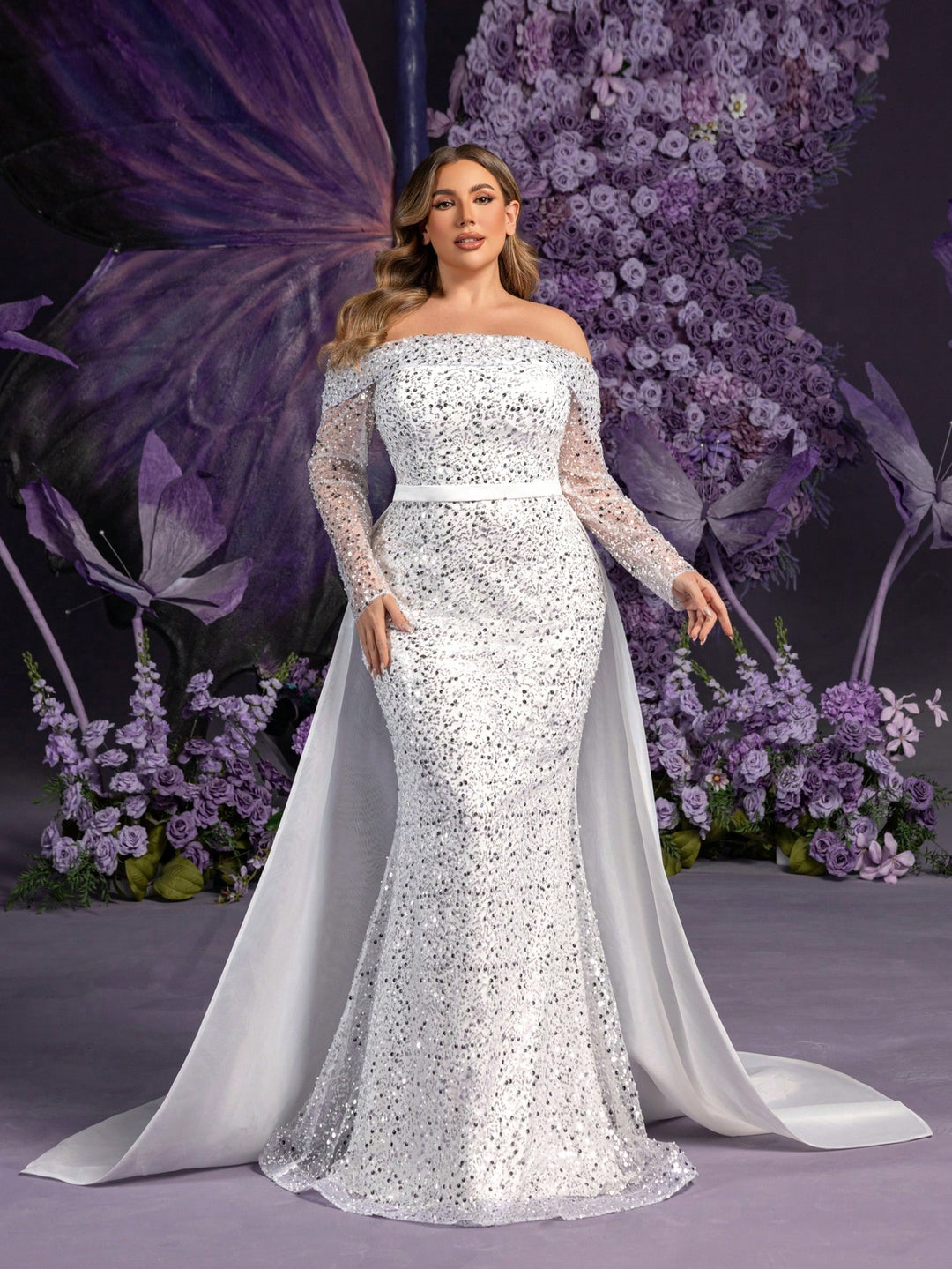 Rochie de mireasă SHEIN, alb